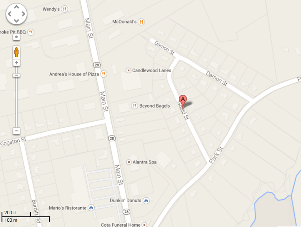 Gould Road Area Map