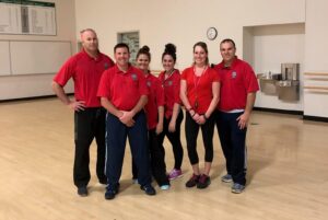 Left to right: Sergeant Kevin Donle, Sergeant Paul Dorsey, Amy Luckiewicz, Laura Miranda, RAD Volunteer Kayla Hanson, Officer Mike Marra. (Courtesy Photo)