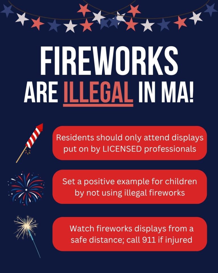 Fireworks Are Illegal in Massachusetts