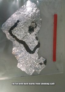 Burnt Tin Foil and Straw